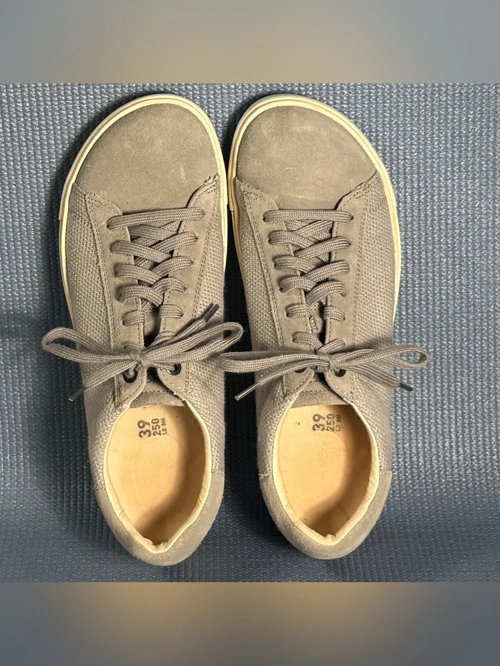 Birkenstock Bend Low Gray Suede Sneakers Women’s Size 8 US 39 EU